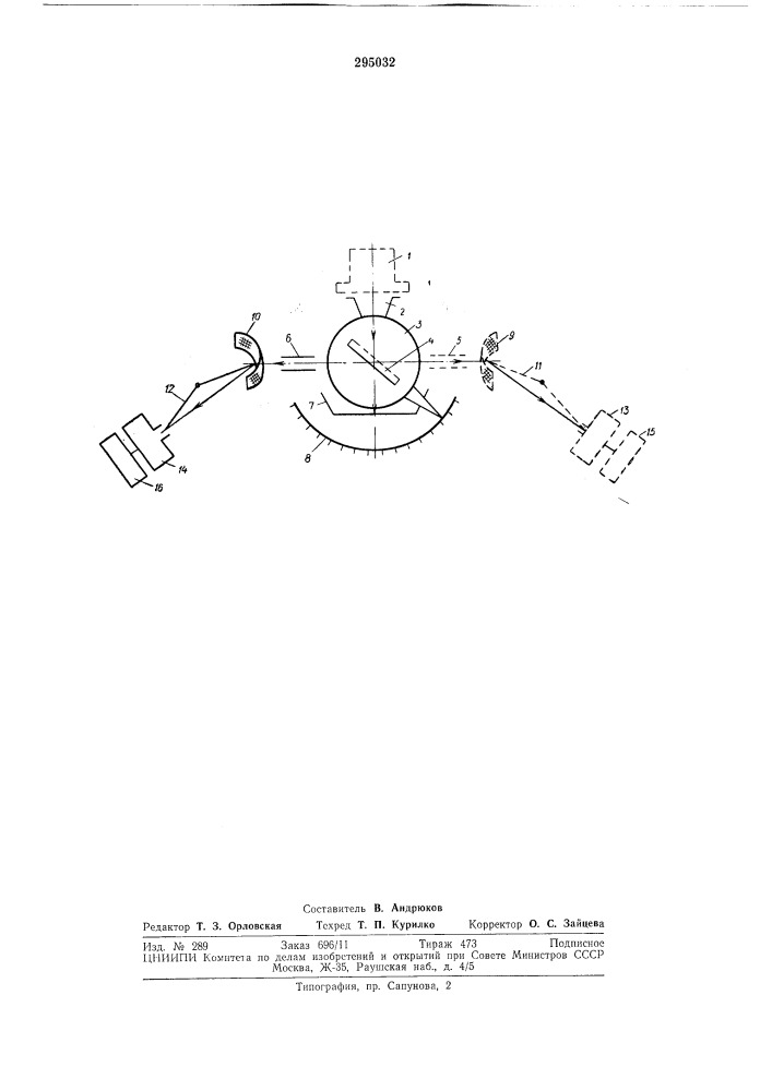 Универсальный сканирующий спектрометр (патент 295032)
