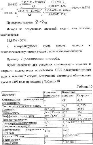 Способ термографической кусковой сепарации сырья (варианты) и устройство для его осуществления (варианты) (патент 2326738)