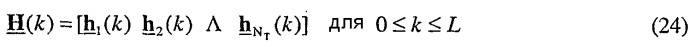 Способ и устройство обработки данных в системе связи с множеством входов и множеством выходов (mimo) с использованием информации о состоянии канала (патент 2292116)