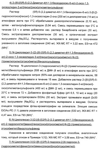 Производные фенэтаноламина для лечения респираторных заболеваний (патент 2312854)