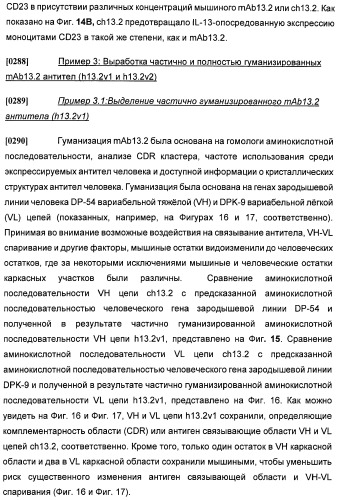 Антитела против интерлейкина-13 человека и их применение (патент 2427589)