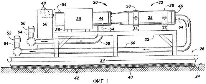 Подводная насосная система (патент 2500925)