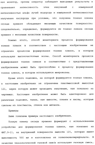 Способ формирования тонких пленок, устройство для формирования тонких пленок и способ мониторинга процесса формирования тонких пленок (патент 2324765)