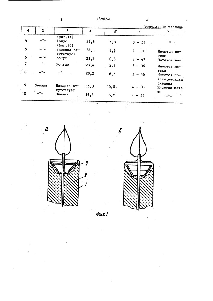 Свеча игнатьева (патент 1390240)