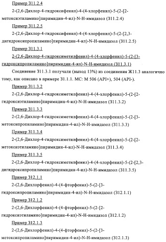 2-(2,6-дихлорфенил)диарилимидазолы, способ их получения (варианты), промежуточные продукты и фармацевтическая композиция (патент 2320645)