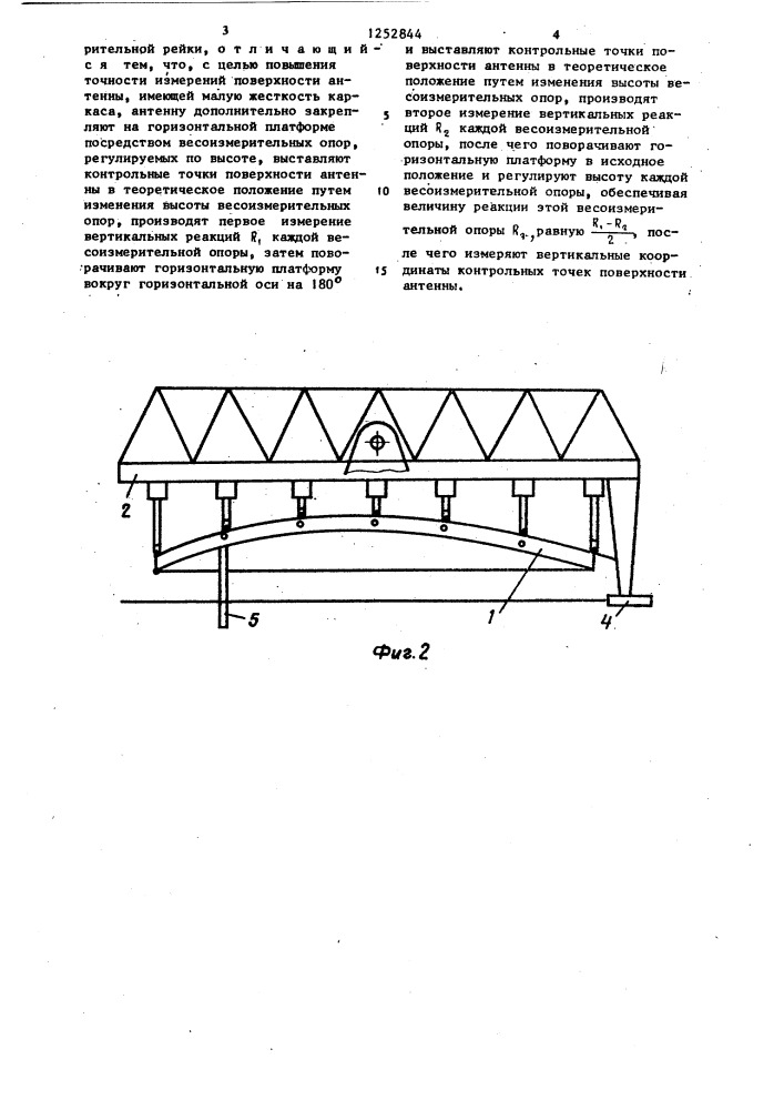 Способ измерения поверхности антенны (патент 1252844)