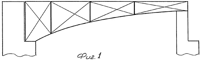 Мост из продольных разноразмерных элементов (патент 2376413)