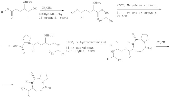 Cпособ получения производных 1,2,3,6-тетрагидропирроло[1,2-d][1,4]диазоцинов (патент 2378279)