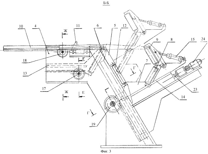 Устройство для укладки труб в пакеты шестигранной формы (патент 2287461)