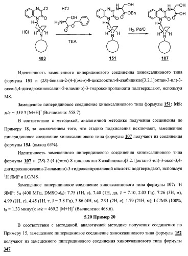 Замещенные пиперидиновые соединения хиноксалинового типа и их применение (патент 2488585)