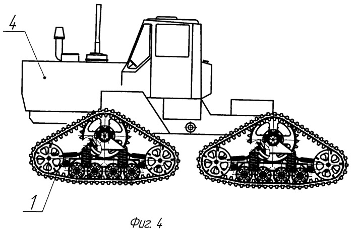 Шасси полугусеничное сменное (патент 2497707)