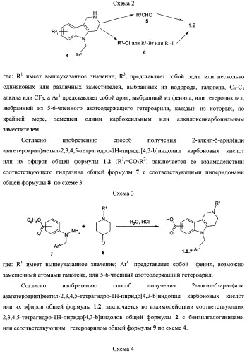 Замещенные 2,3,4,5-тетрагидро-1н-пиридо[4,3-b]индолы, способы их получения и применения (патент 2338745)