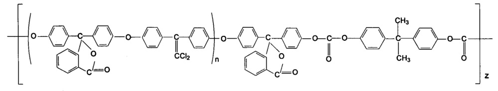 Галогенсодержащие ароматические блок-сополиэфиркарбонаты (патент 2643031)