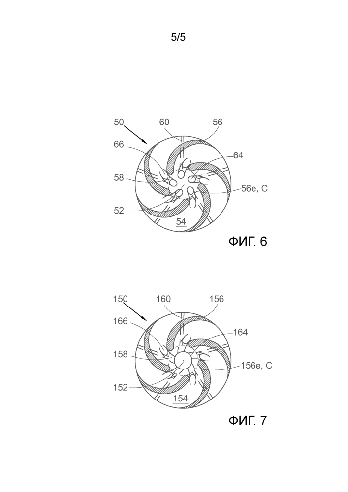 Способ нагнетания жидкой среды, центробежный насос и его рабочее колесо (патент 2633211)