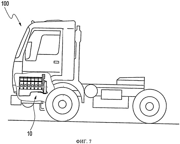 Двигательный узел, содержащий шумоизолирующий экран (патент 2483952)
