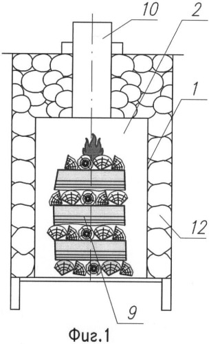 Печь (патент 2429419)