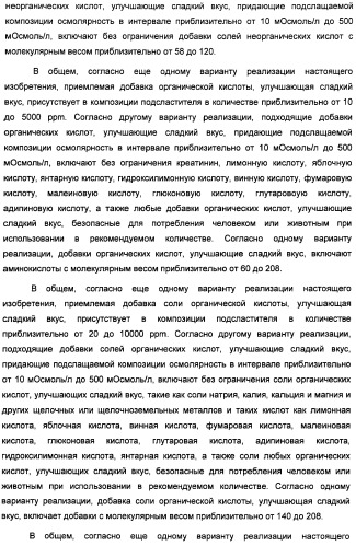 Композиции подсластителя, обладающие повышенной степенью сладости и улучшенными временными и/или вкусовыми характеристиками (патент 2459435)