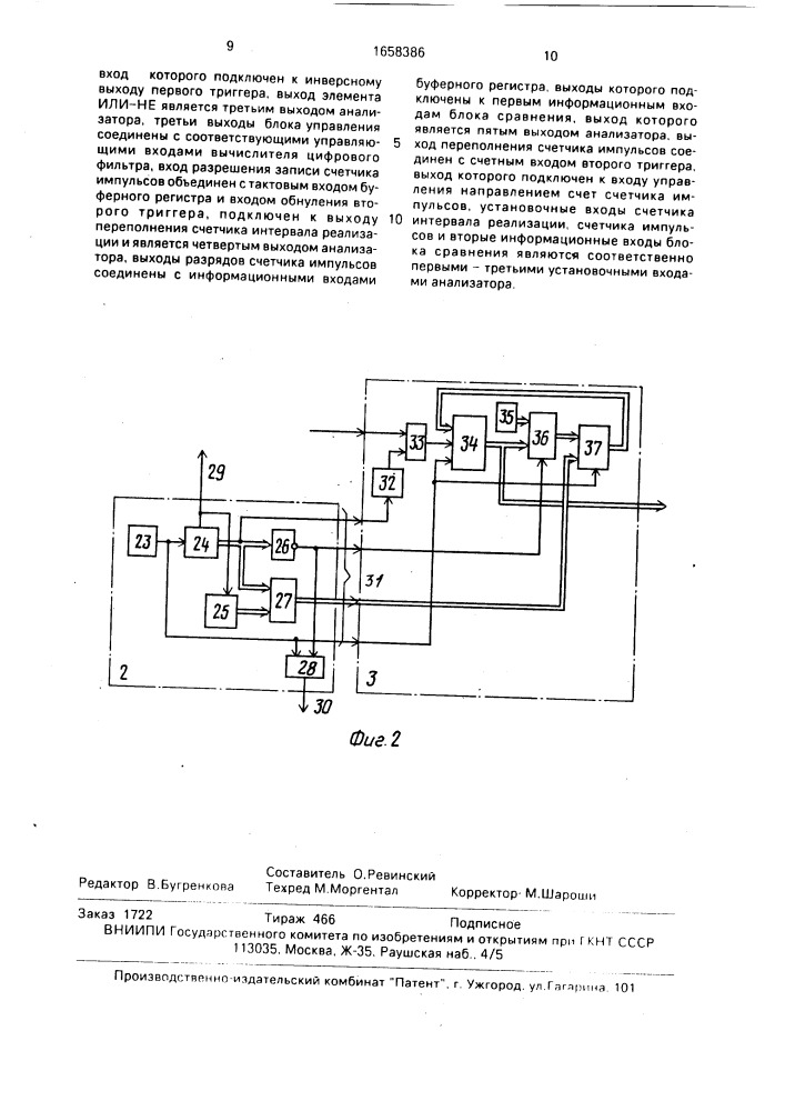 Анализатор активности непрерывных сигналов (патент 1658386)