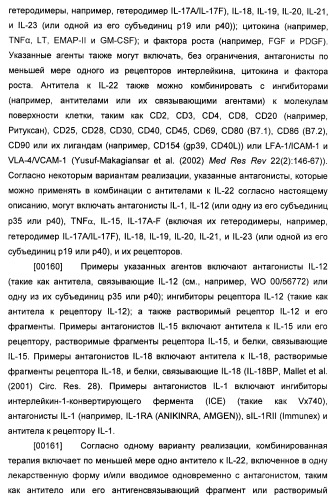 Антитела к il-22 человека и их применение (патент 2467016)
