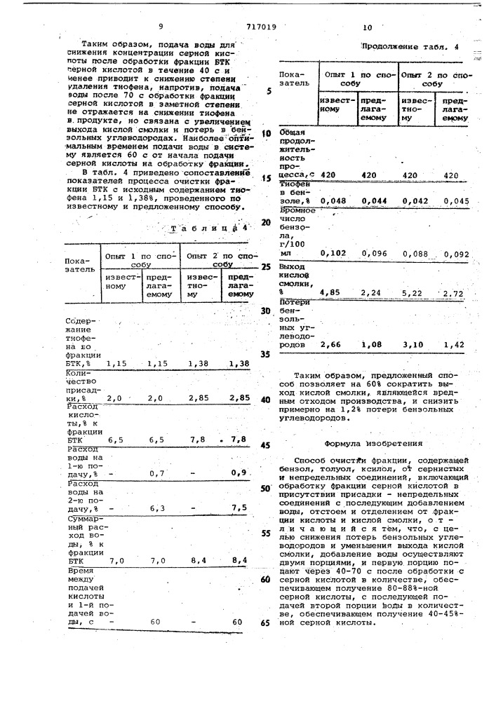 Способ очистки фракции,содержащей бензол,толуол,ксилол от сернистых и непредельных соединений (патент 717019)