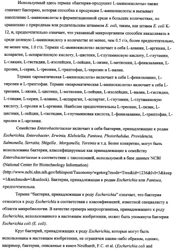 Способ получения l-треонина с использованием бактерии, принадлежащей к роду escherichia, в которой инактивирован ген fhua (патент 2333955)