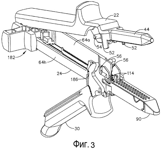 Хирургический сшивающий аппарат с компонентами многоразового использования (патент 2513598)