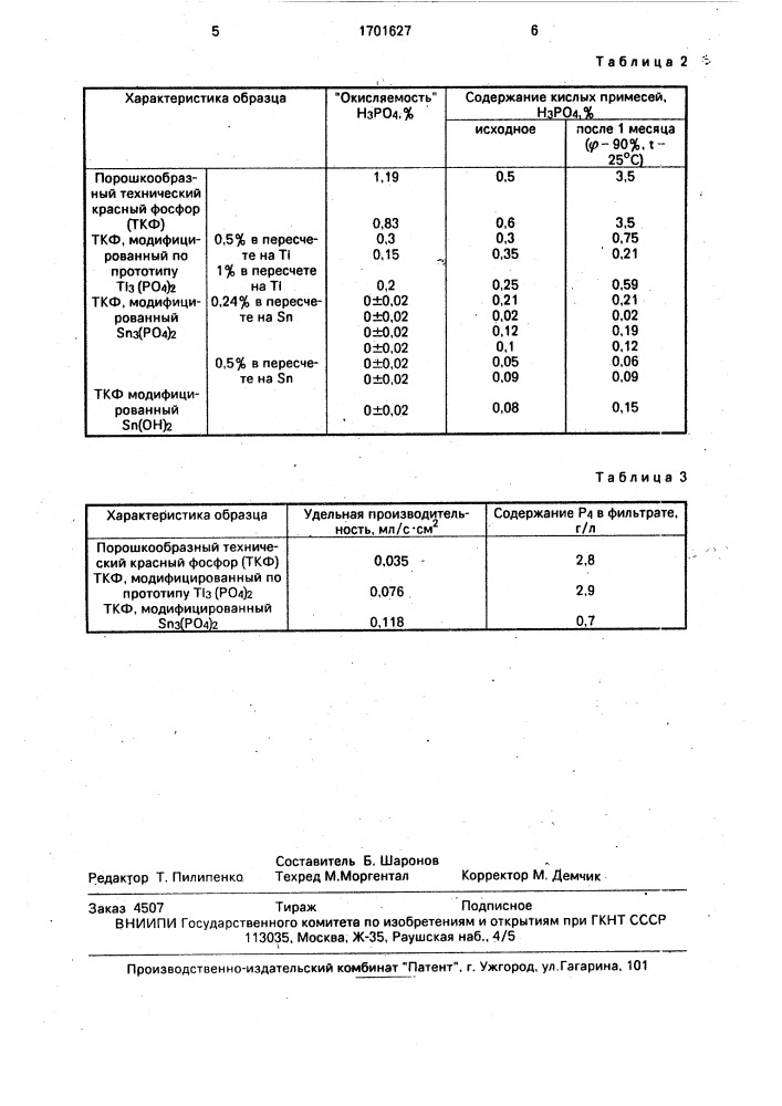 Способ получения стабилизированного порошкообразного красного фосфора (патент 1701627)