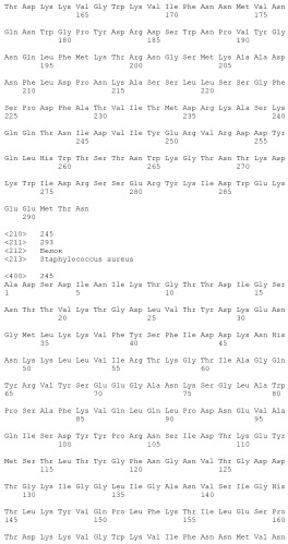 Композиции для иммунизации против staphylococcus aureus (патент 2508126)
