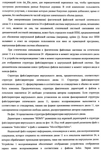 Устройство воспроизведения, способ воспроизведения, программа, носитель данных программы, система поставки данных, структура данных и способ изготовления носителя записи (патент 2414013)