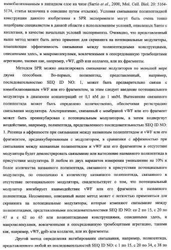 Терапевтические полипептиды, их гомологи, их фрагменты и их применение для модуляции агрегации, опосредованной тромбоцитами (патент 2357974)