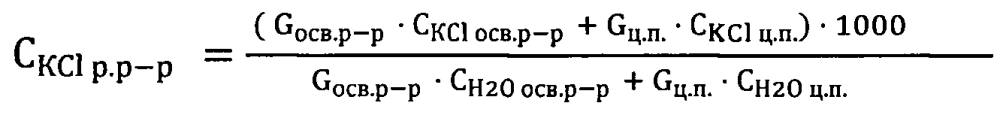 Способ управления процессом получения хлористого калия (патент 2598933)