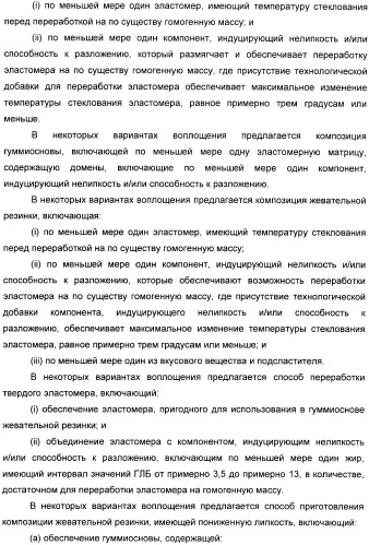 Разлагаемая жевательная резинка (патент 2398441)