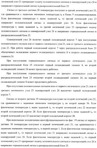 Холодильник многофункциональный (два варианта) и способ охлаждения в камере холодильника многофункционального (четыре варианта) (патент 2376536)
