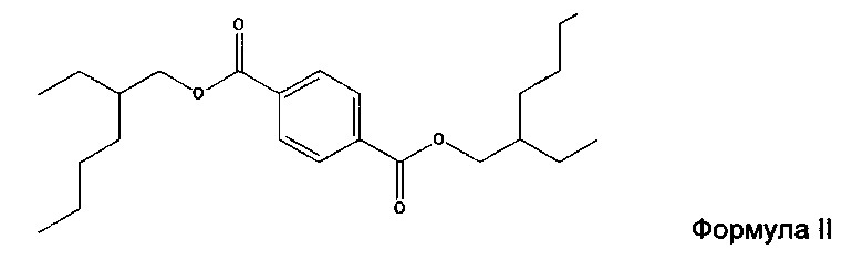 Пластифицирующая композиция, содержащая ди(2-этилгексил)терефталат (патент 2665710)