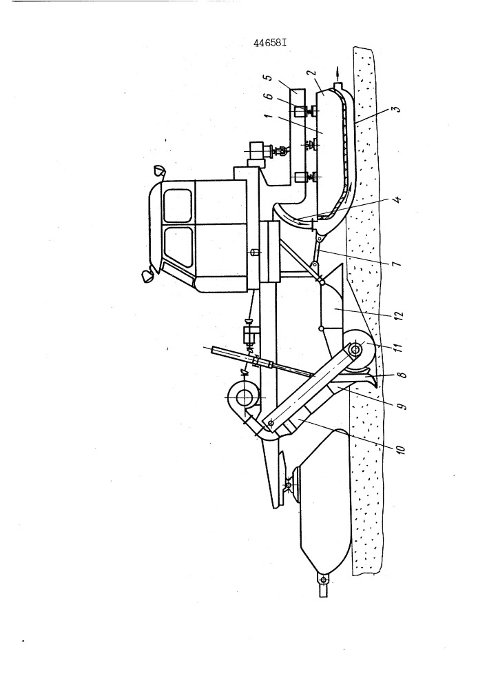 Виброуплотнитель машины для устройства снеголедяных покрытий (патент 446581)