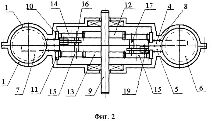 Роторно-поршневая машина (патент 2299990)