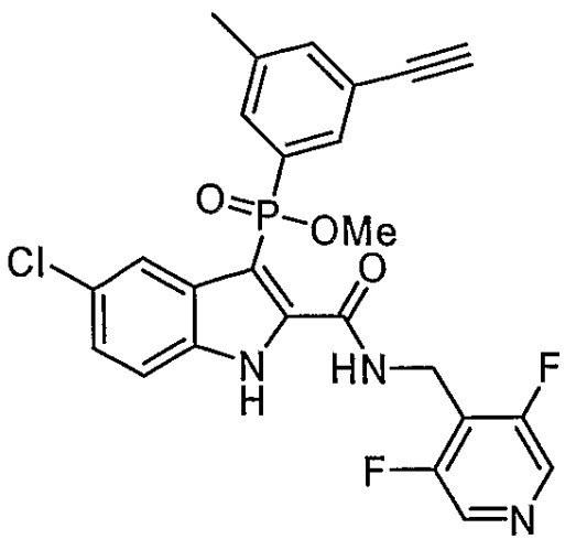 Фосфоиндолы как ингибиторы вич (патент 2393163)