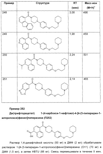 Замещенные пиперазины, (1,4)-диазепины и 2,5-диазабицикло[2.2.1]гептаны в качестве н1-и/или н3-антагонистов гистамина или обратных н3-антагонистов гистамина (патент 2328494)