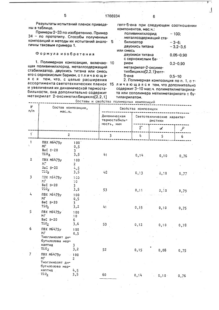 Полимерная композиция (патент 1766934)