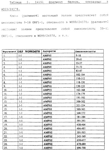 Антигенные пептиды neisseria (патент 2284332)