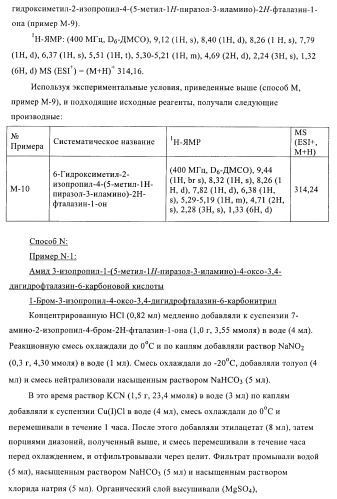 Новые производные фталазинона в качестве ингибиторов киназы аврора-а (патент 2397166)