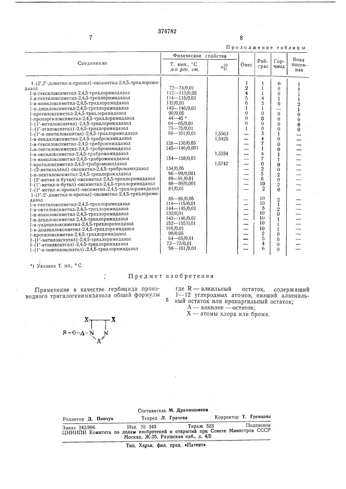 Всшоюзгг.а:пдт?[[т|1сi!nsury-n.,a;;?; библ^;о7'ь;' (патент 374782)