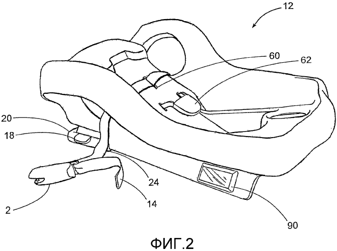 Детская удерживающая система с автоматизированной установкой (патент 2575334)