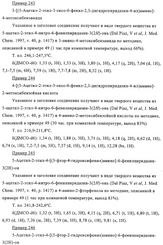 Производные пиридазин-3(2h)-она в качестве ингибиторов фосфодиэстеразы 4 (pde4), способ их получения, фармацевтическая композиция и способ лечения (патент 2326869)