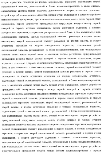 Холодильник многофункциональный (два варианта) и способ охлаждения в камере холодильника многофункционального (четыре варианта) (патент 2376536)