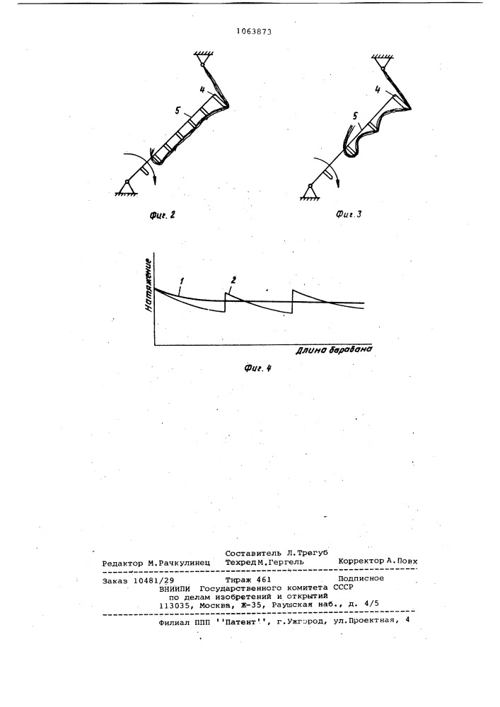 Барабан трепальной машины для лубяных волокон (патент 1063873)