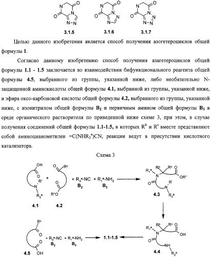 Азагетероциклы, комбинаторная библиотека, фокусированная библиотека, фармацевтическая композиция и способ получения (варианты) (патент 2318818)