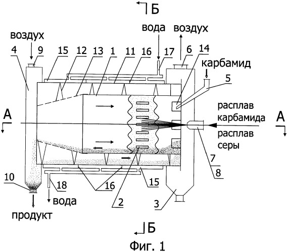 Способ получения гранулированного удобрения (патент 2484072)