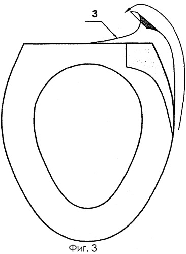Накладка гигиеническая многослойная для сиденья или верхней части унитаза (варианты) (патент 2401638)