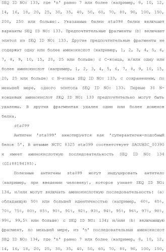 Композиции для иммунизации против staphylococcus aureus (патент 2508126)